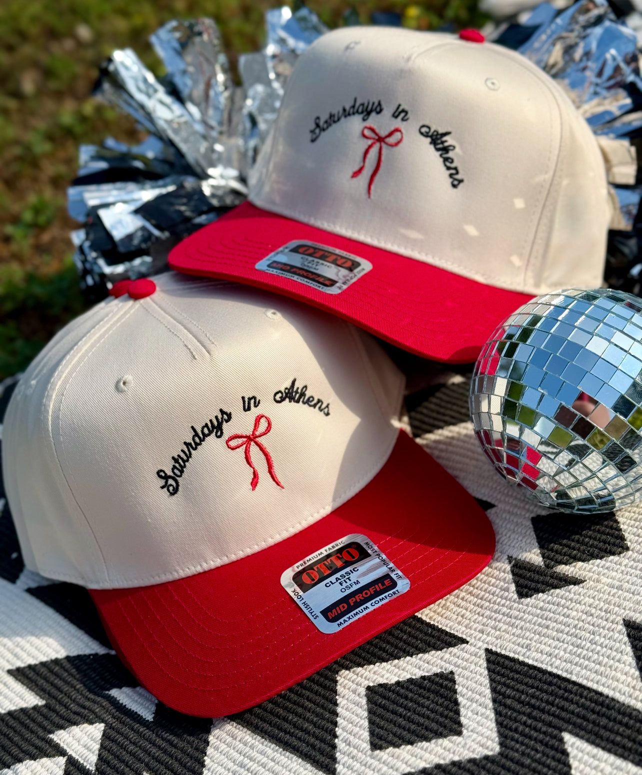 Saturdays In Custom Town Embroidered Trucker Hat