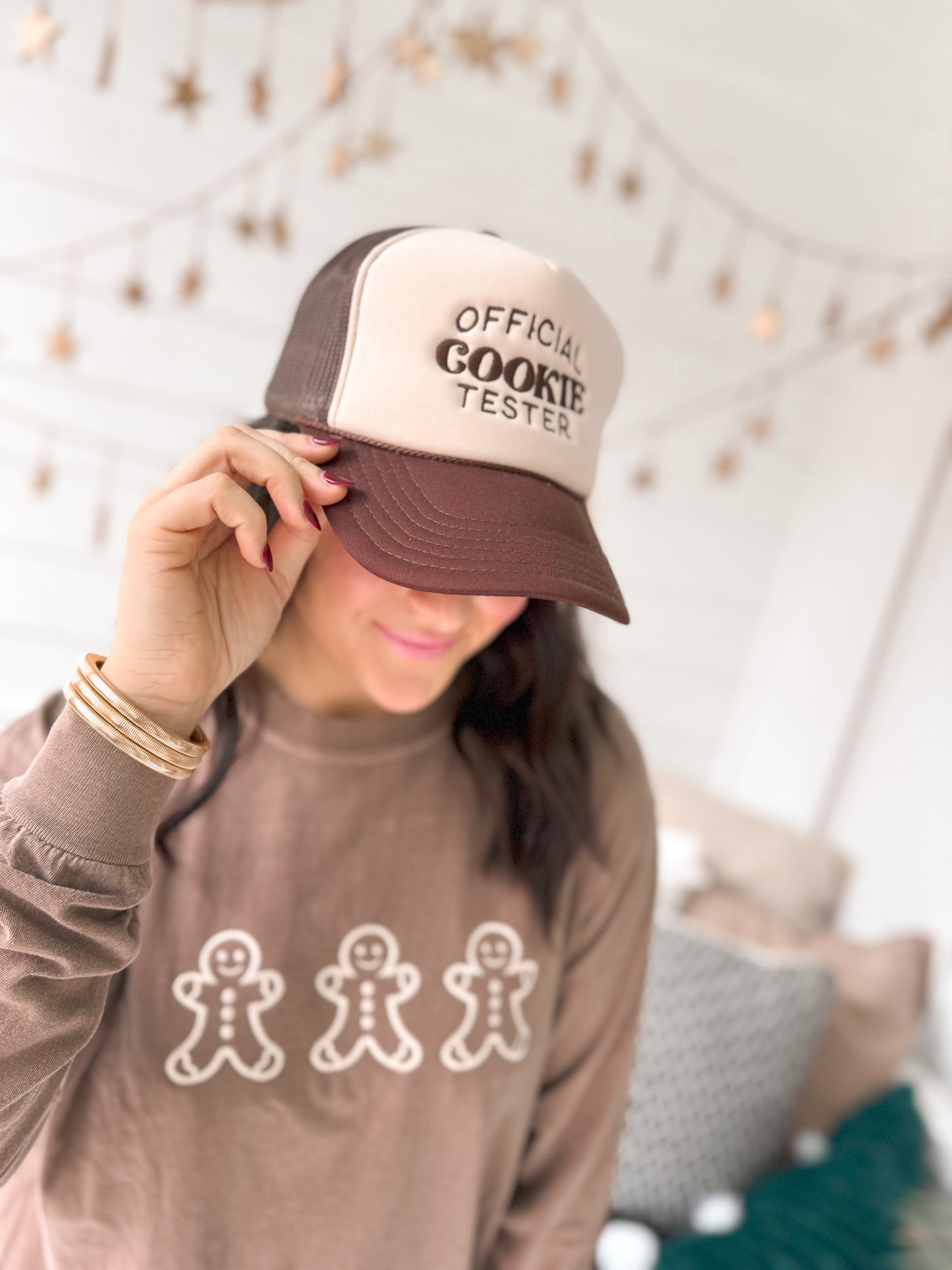 Official Cookie Tester- Christmas Trucker Hat