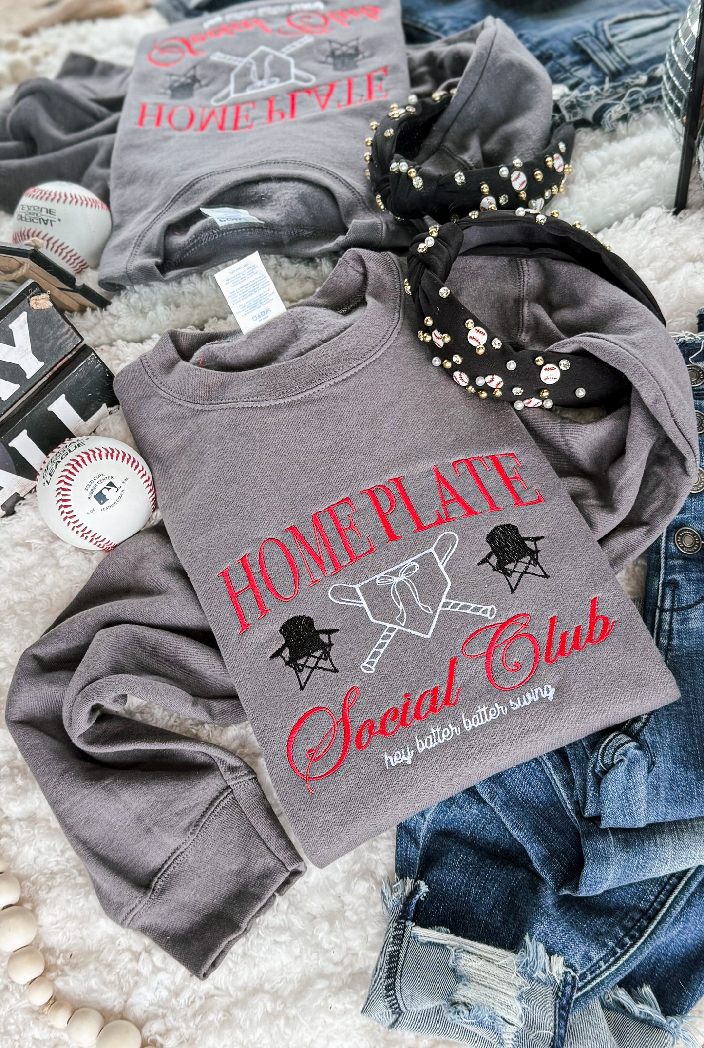 Home Plate Social Club V1 Embroidery Design