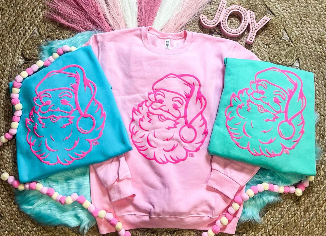 Santa Puff Sweatshirt