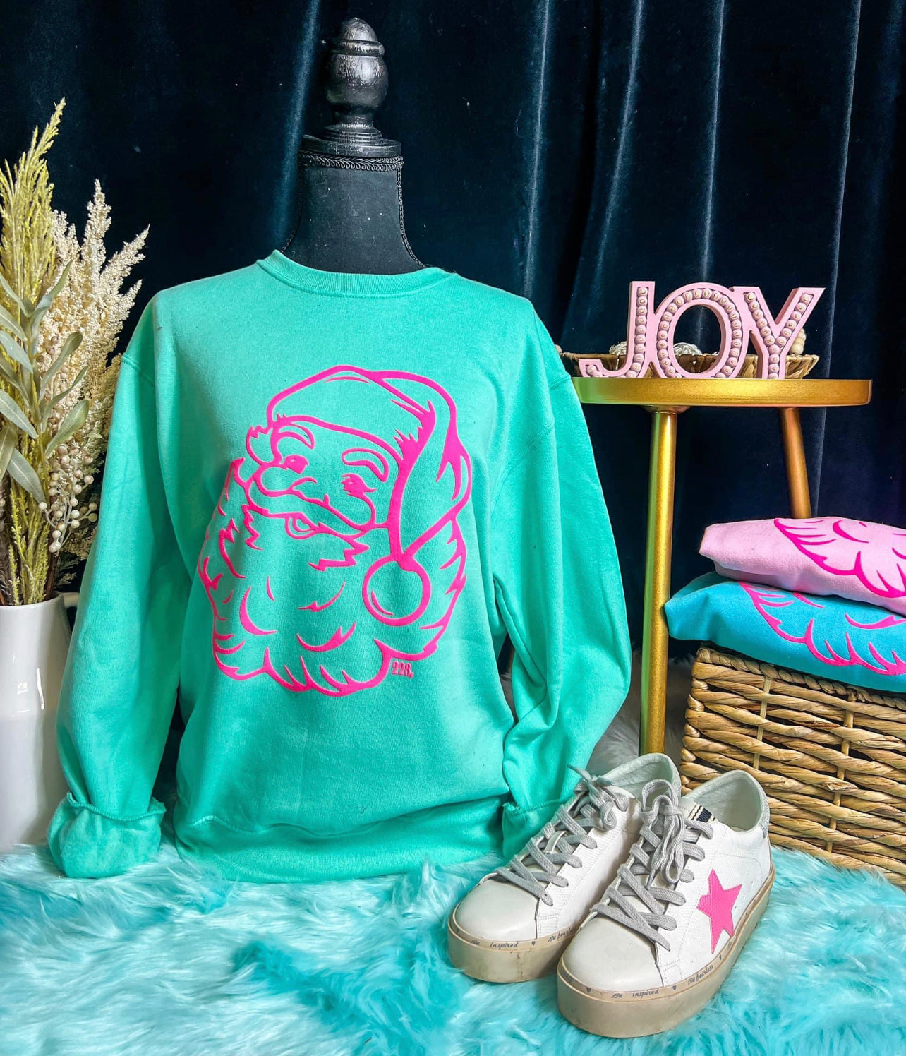 Santa Puff Sweatshirt