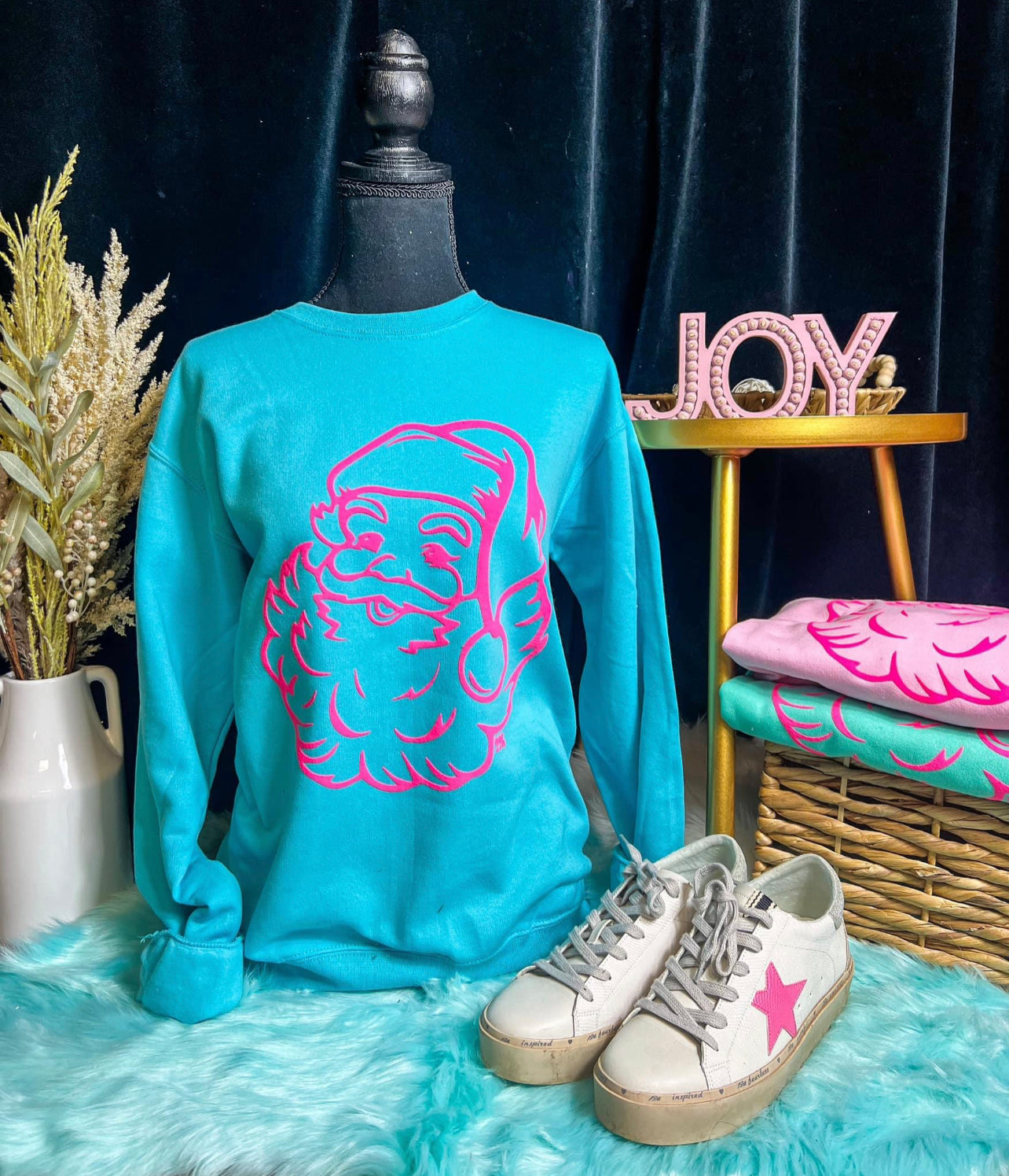 Santa Puff Sweatshirt