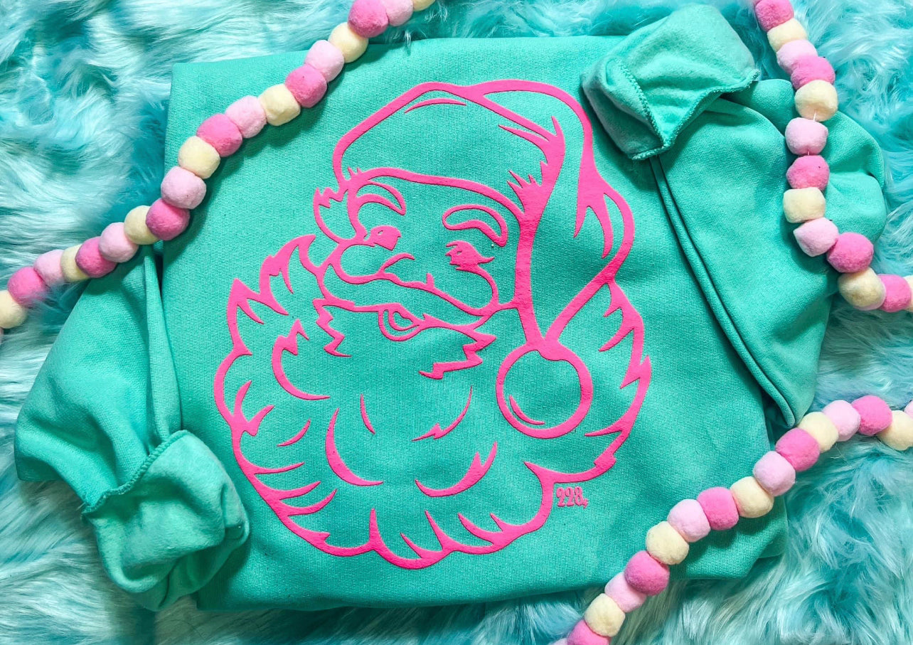Santa Puff Sweatshirt