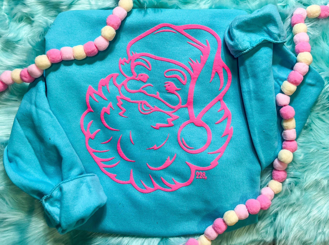 Santa Puff Sweatshirt