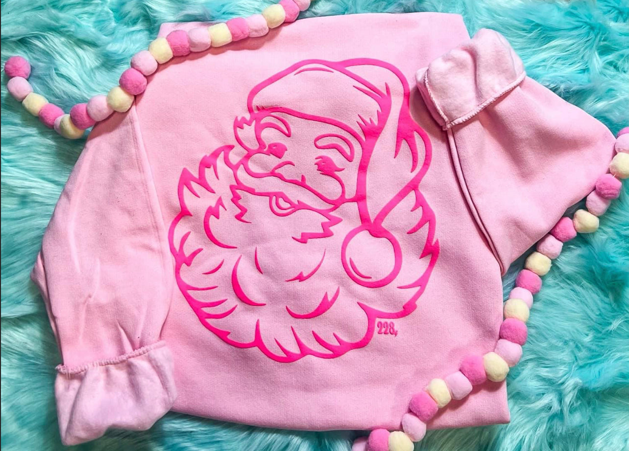 Santa Puff Sweatshirt