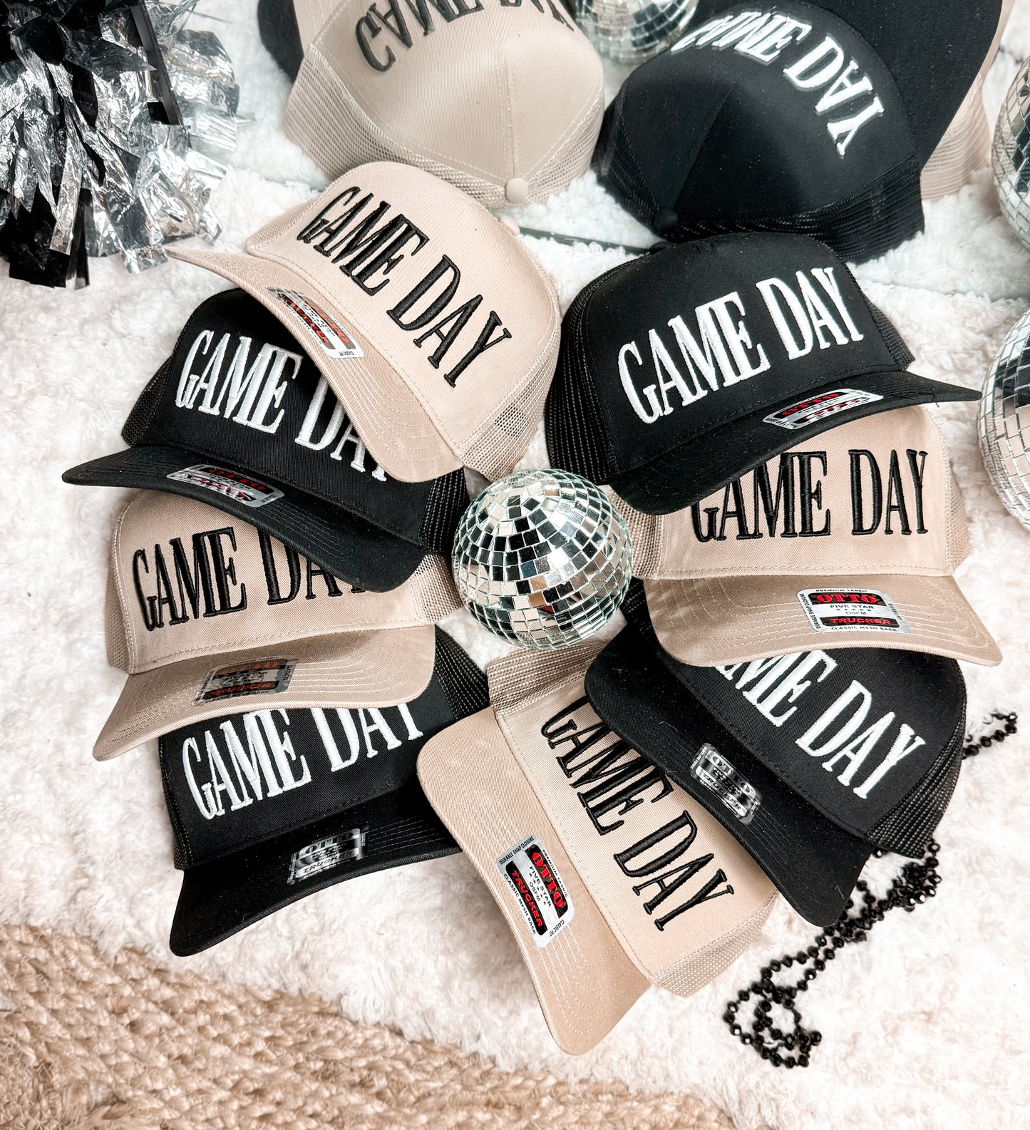 Game Day 3D Embroidered Trucker Hat