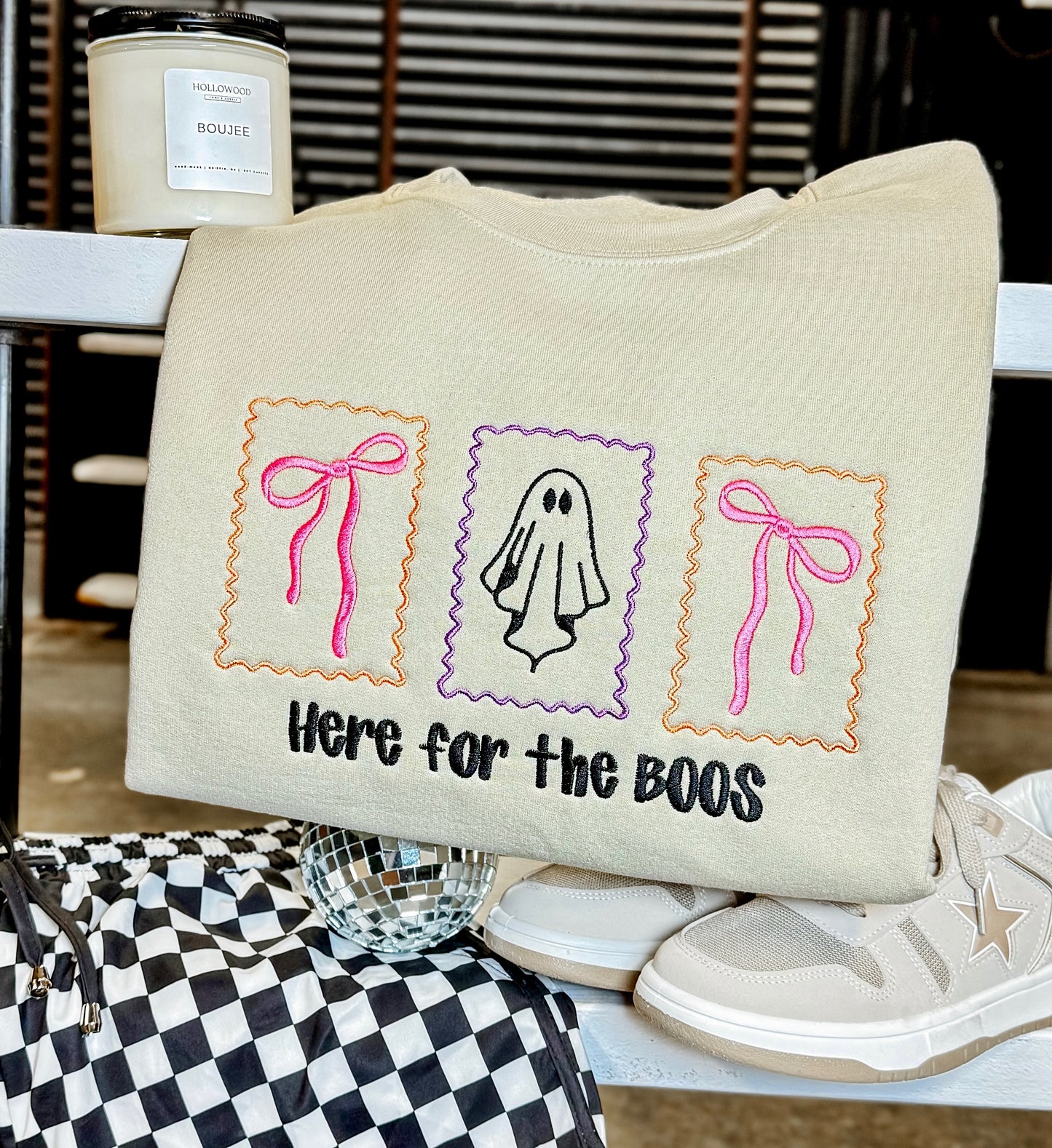 Here for the Boos Halloween Embroidery Digital Design