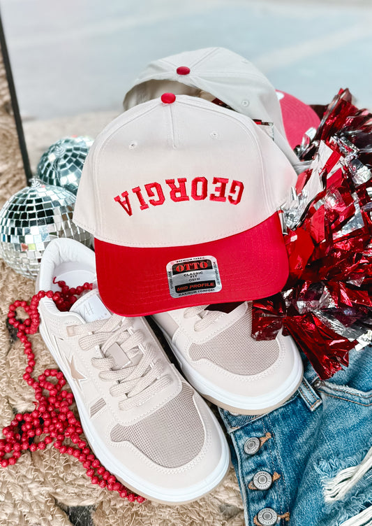 Upside Down Embroidered Trucker Hat