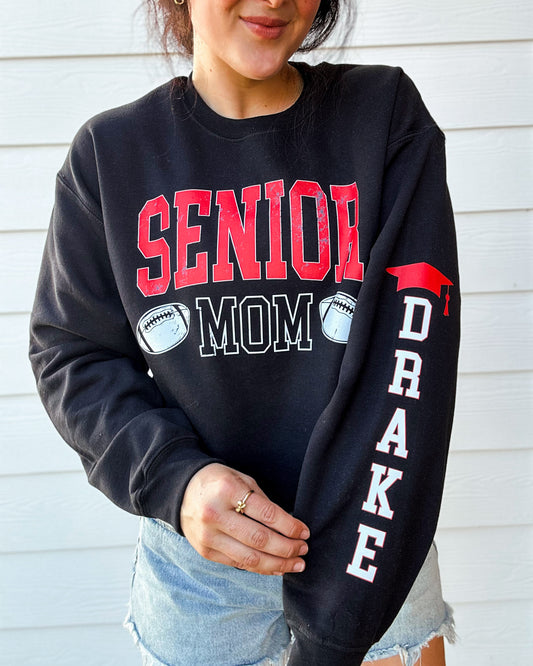 Senior Mom Custom Sweatshirt