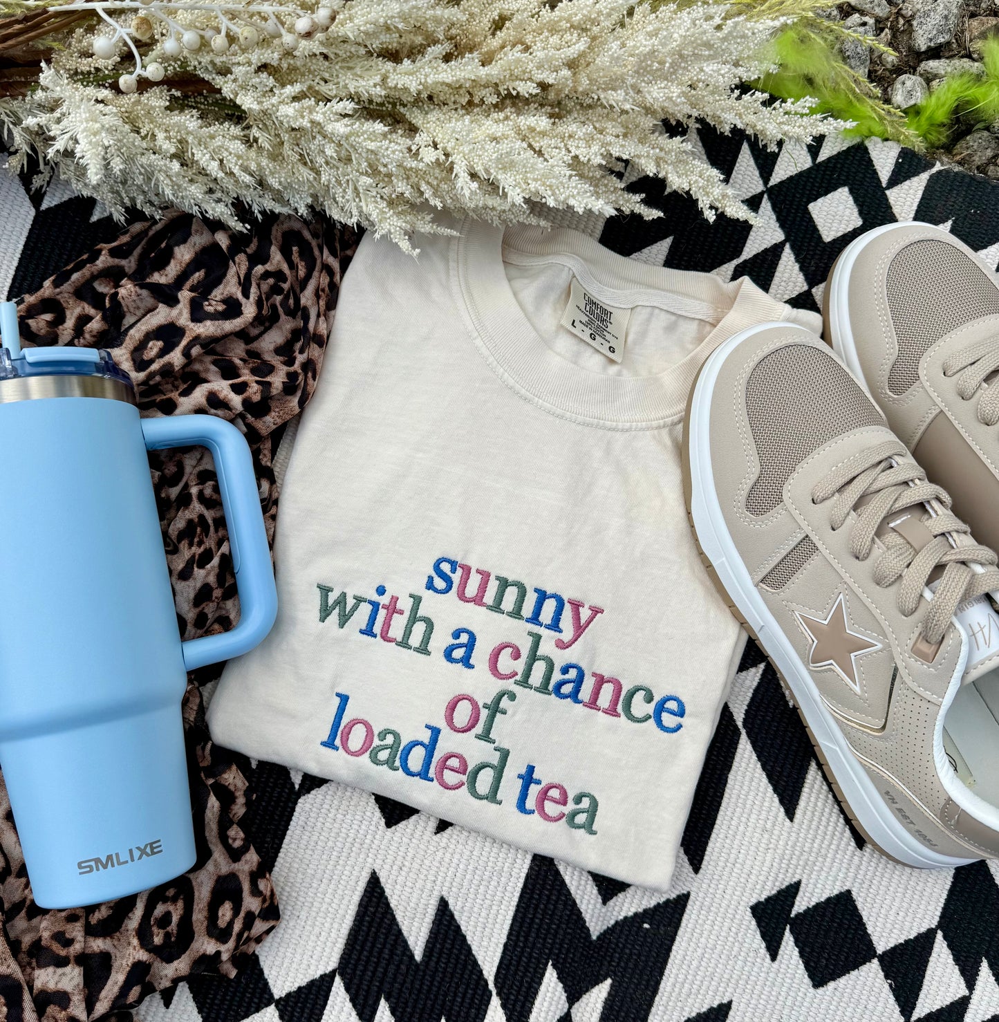 Sunny with a chance of Loaded Tea Graphic Tee