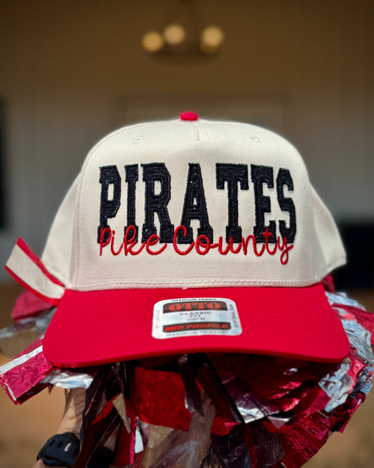 Glitter Embroidered Trucker Hat