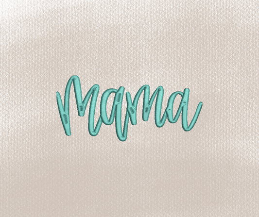 Mama Hand Lettered Embroidery Design