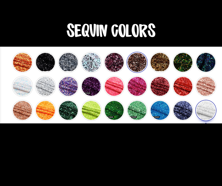 Customized Varsity Letter Sequin + Glitter Team Sweatshirt